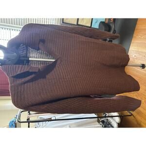 Chic Style Acrylic Maroon Sweater XL New Without Tags